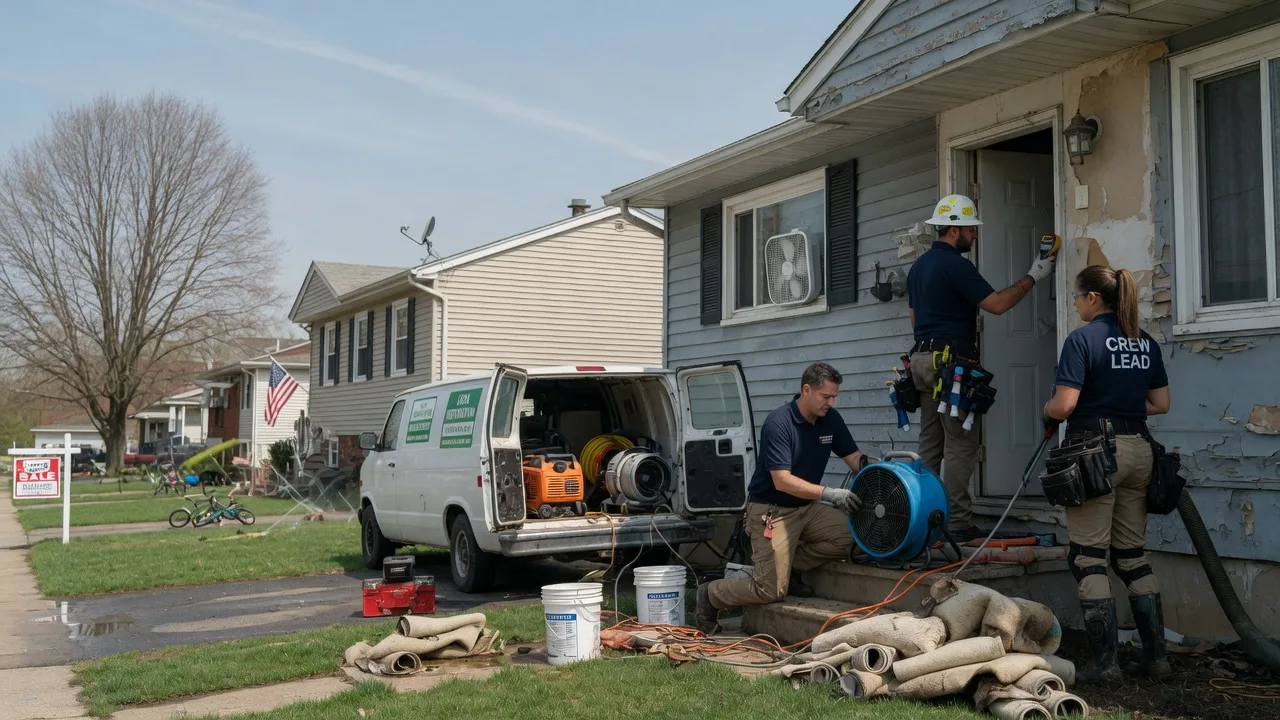 Flood Cleanup in Monmouth Junction, NJ near me